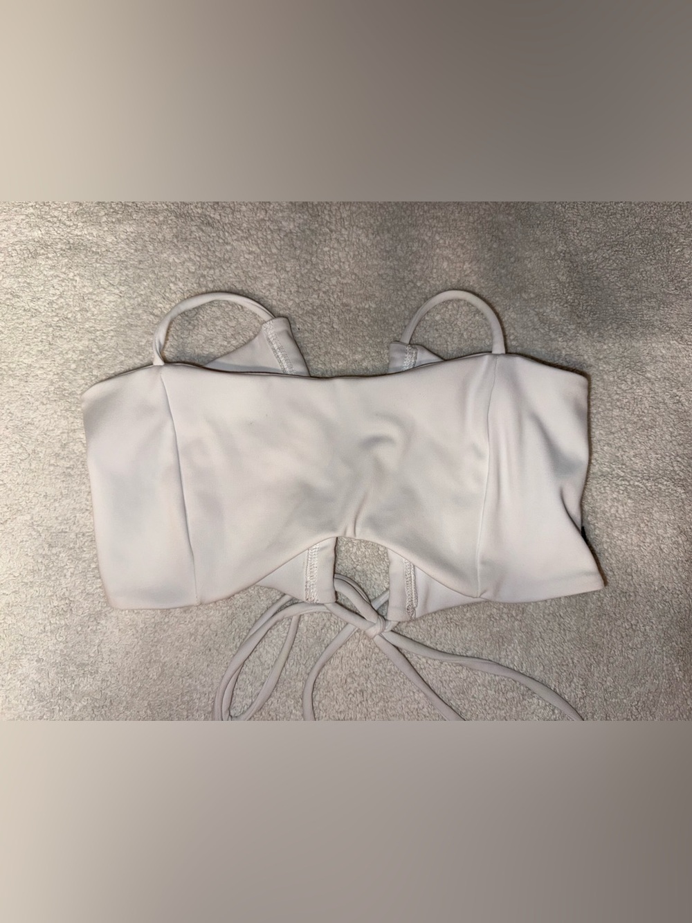 Tiger Friday Dance Bra Top White Size Adult Small. ** see below**